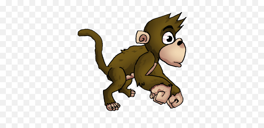 Le Gif Con Scimmie Carine Divertenti E Danzanti 150 - Animated Monkey Jumping Gif Emoji,Scimmia Emoticon Facebook