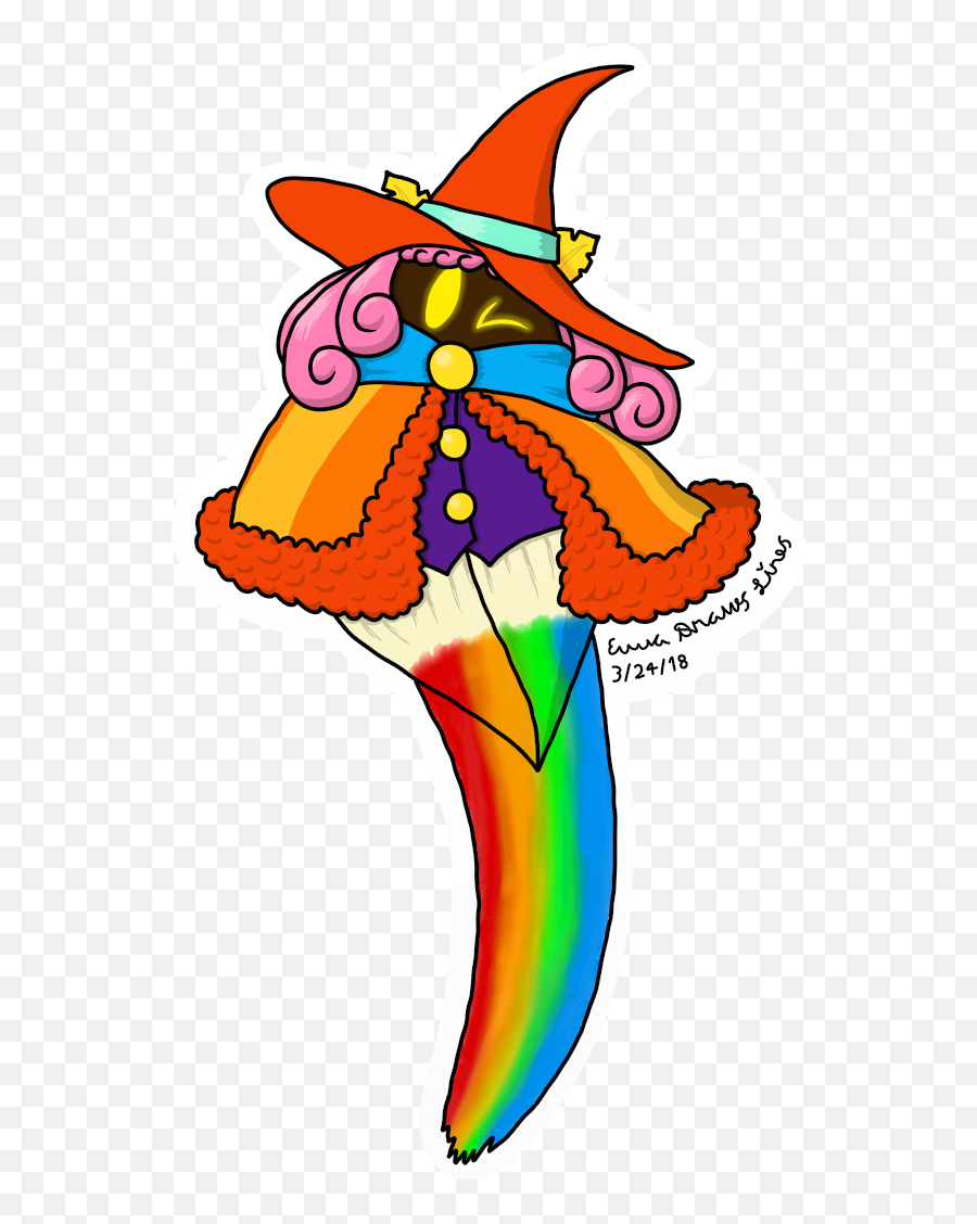 Paintra Digital 650 X 1100 Kirby - Witch Hat Emoji,Magolor Emojis