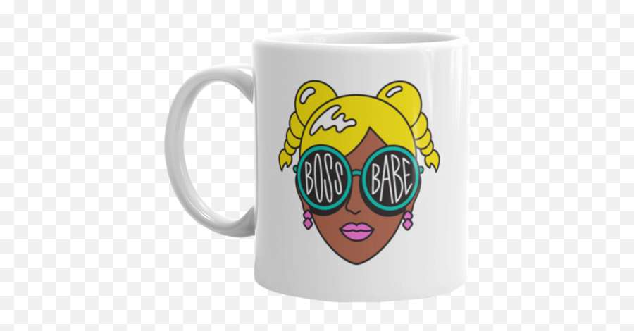 Boss Babe Mug - Magic Mug Emoji,Girl Emoticon Coffee