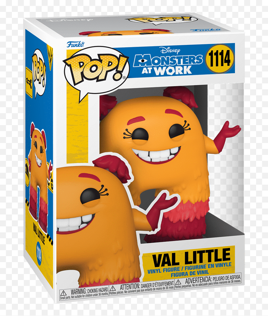 Monsters At Work Val Little Pop - Monsters At Work Funko Pop Emoji,Disney Pin Star Wars Emoji