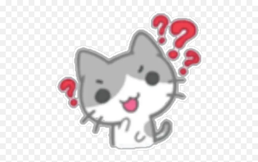 Sticker Maker - Gatitos Kawaii Dot Emoji,Muscular Cat Emoticon