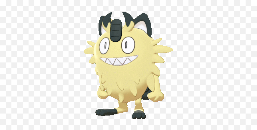 Sprites Animados De Pokémon Pokémon Espada Y Pokémon - Shiny Galarian Meowth Emoji,Emoticon Gif Pelicula