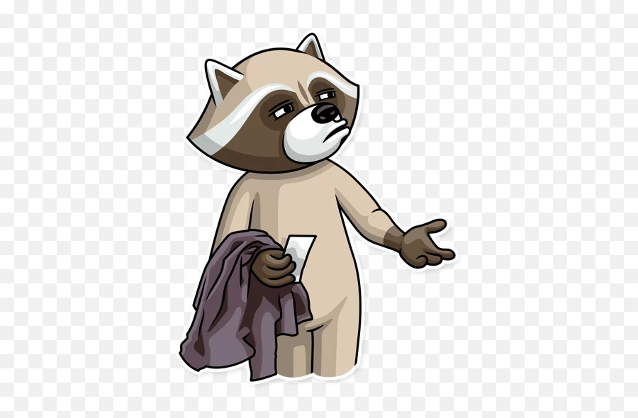 Criminal Raccoon - Telegram Sticker Rocket Raccoon Emoji,Raccoon Emoji Icon