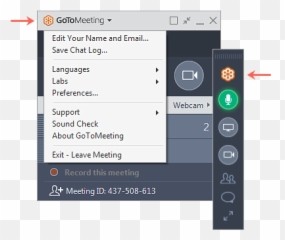 Asistente De Gotomeeting Para Windows - Gotomeeting Toolbar Emoji,Emojis De Pa?omita