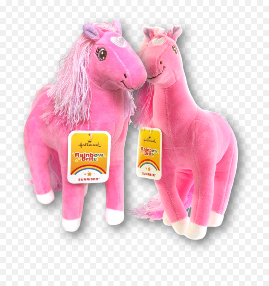 Hallmark Rainbow Brite Sunriser Horse - Soft Emoji,Emotions Doll By Mattel Toys 1983
