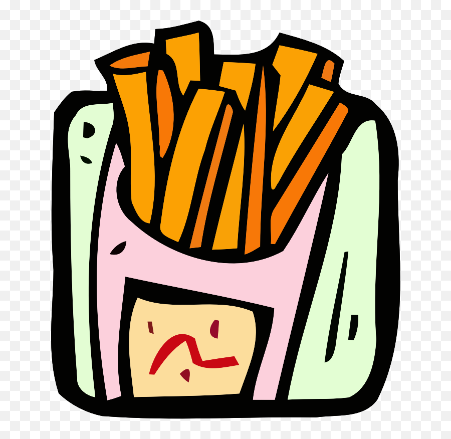 Food And Drink Icon - Vektor Kentang Goreng Emoji,Fried Potato Chips Emoji Text
