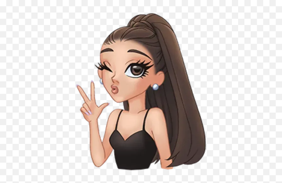 Ariana Grande Arimojis Sticker Pack - Stickers Cloud Emoji,Toulouse Grande With Heart Emojis