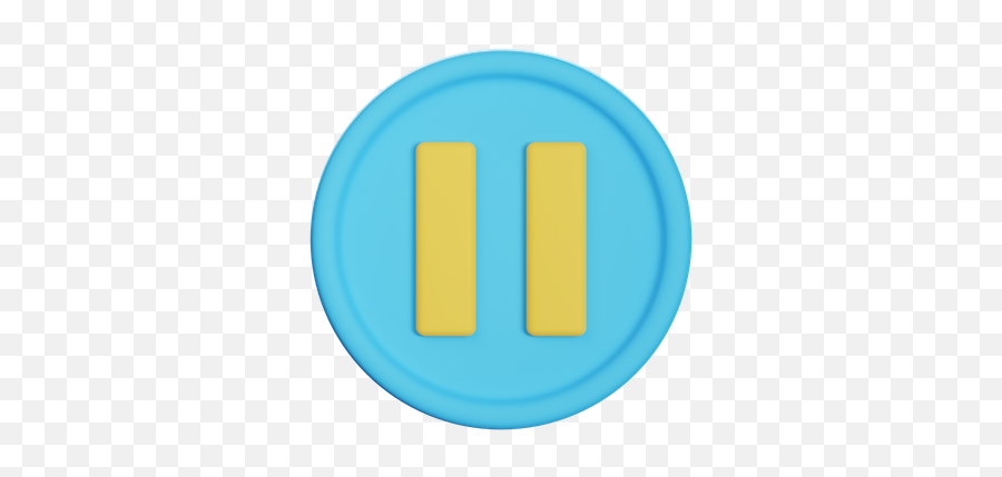 Pause Icon - Download In Glyph Style Emoji,Pause Emoji