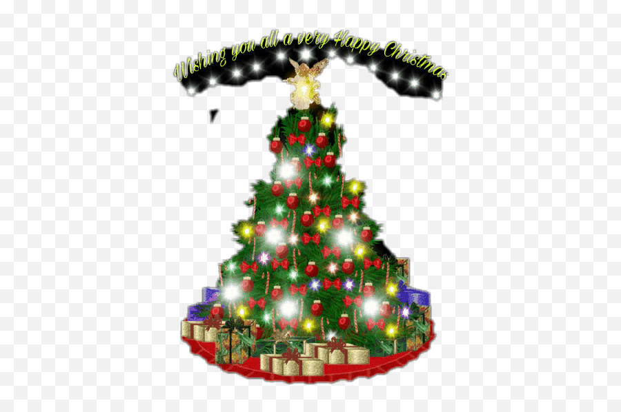 Christmas Tree Ornaments Sticker Challenge On Picsart - Merry Christmas And Happy New Emoji,Chrismas Tree Emoji