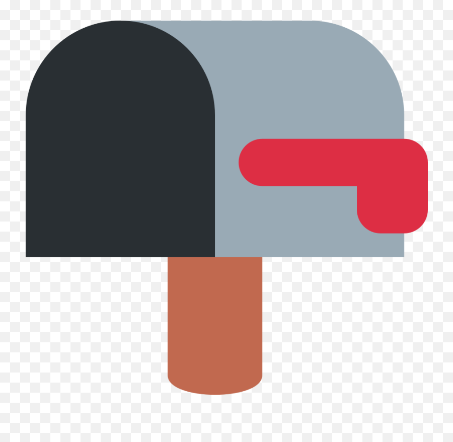 Open Mailbox With Lowered Flag Emoji - Briefkasten Emoji,Mailbox Emoji