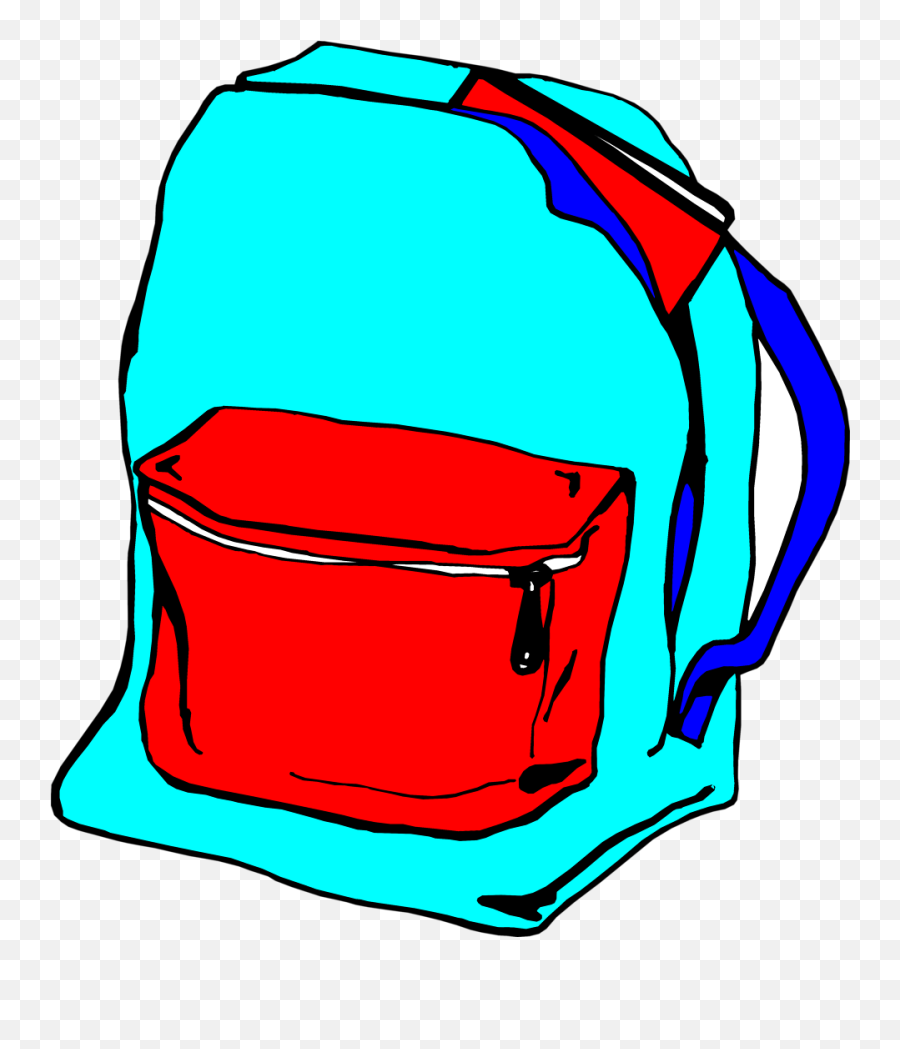 Backpack Clipart Clear Background - Cartoon Backpacks No Background Emoji,Emoji Knapsack