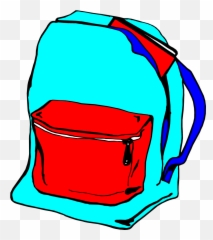 Backpack Clipart Clear Background - Cartoon Backpacks No Background Emoji,Emoji Knapsack