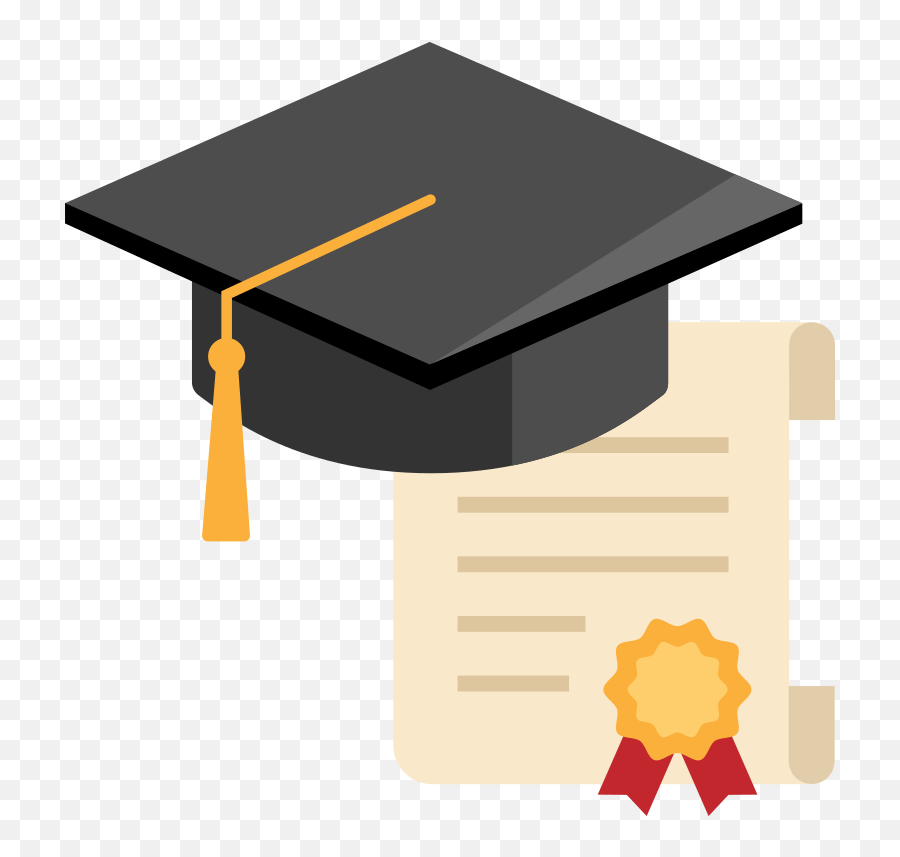 Graduation Cap Vector Png - University Certificate Icon University Diploma Icon Emoji,Graduation Emoji Png