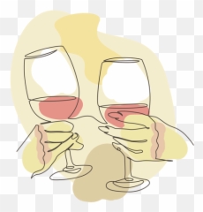 Toasting Hands Wine Glass Stroke - Transparent Png U0026 Svg Champagne Glass Emoji,Toast Emoji