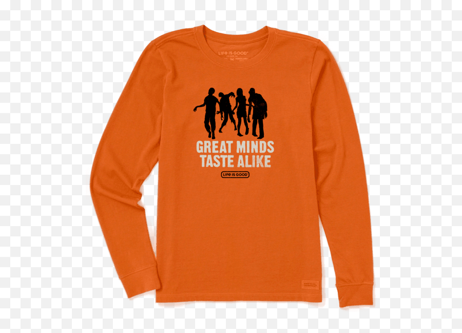 Great Minds Taste Alike Crusher - Long Sleeve Emoji,Emoji Sweater For Sale