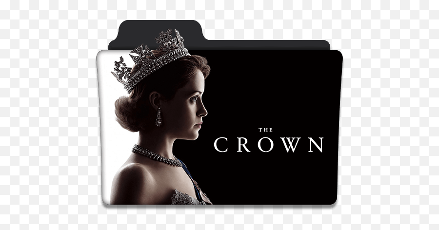 The Crown Tv Series Folder Icon - Designbust Crown Folder Icon Emoji,Crown Emoji For Computer