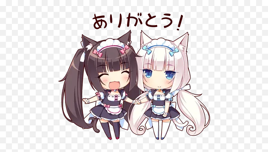 Nekopara Whatsapp Stickers - Chocola Icon Emoji,Nekopara Emoticons