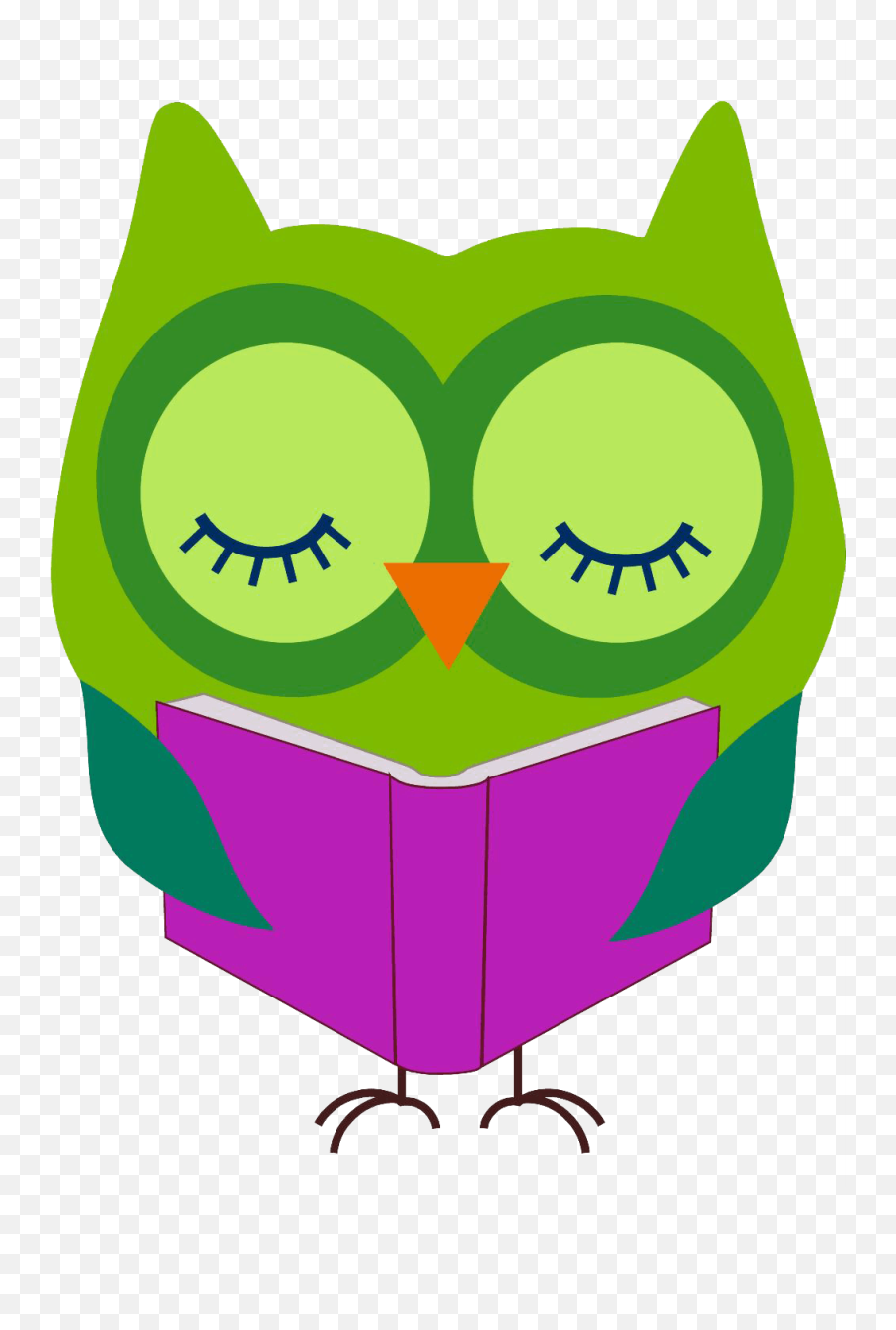 Clipart Reading - Png Download Full Size Clipart 4512366 Owl Reading Clipart Emoji,Hotline Bling Through Emojis