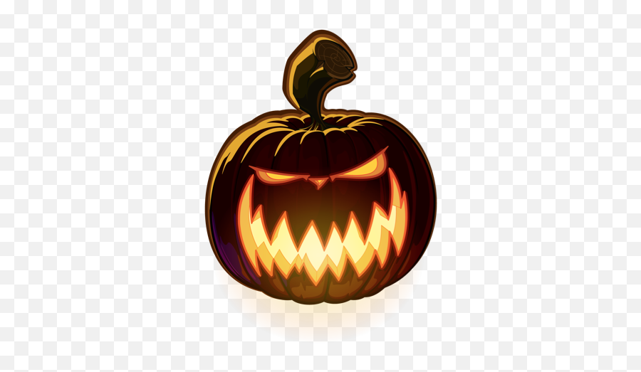 Pumpkin Halloween Emoji Sticker,Pumpkin Emoji Transparent