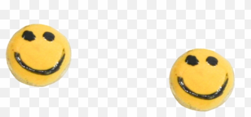 Tiny Joys Studs - Happy Emoji,Ear Piercing Emoticon