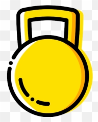 Dumb Vector Svg Icon - Gym Yellow Png Transparent Emoji,Emoticon With Dumbells