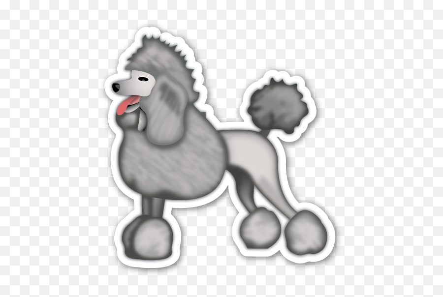 Emoji Stickers - Poodle Laptop Sticker Png,Maga Emoji