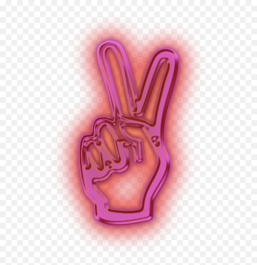Peace Sign Fingers Png - Peaceout Peace Peacesign Neon Imagenes Neon Png Emoji,Peace Fingers Emoji Facebook