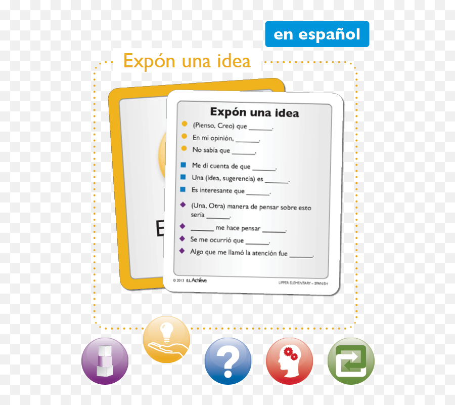 E L Achieve Products Emoji,Spanish Cue Cards With Emojis