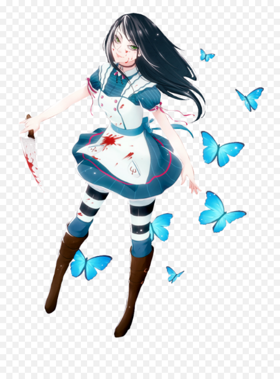 Alicelidell Alice Sticker - Chibi Alice Madness Returns Anime Emoji,Alice Madness Returns Emojis