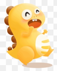 Vipkid Dino Lauren See Writes - Fictional Character Emoji,Dino D-day Emoticon