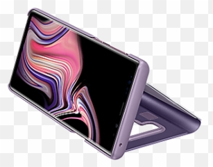 Ef - Zn960 Efzn960cvegww Samsung Hong Kong Samsung Galaxy Note 9 Clear View Standing Cover Purple Emoji,Compatible Emojis For Galaxy9 Note