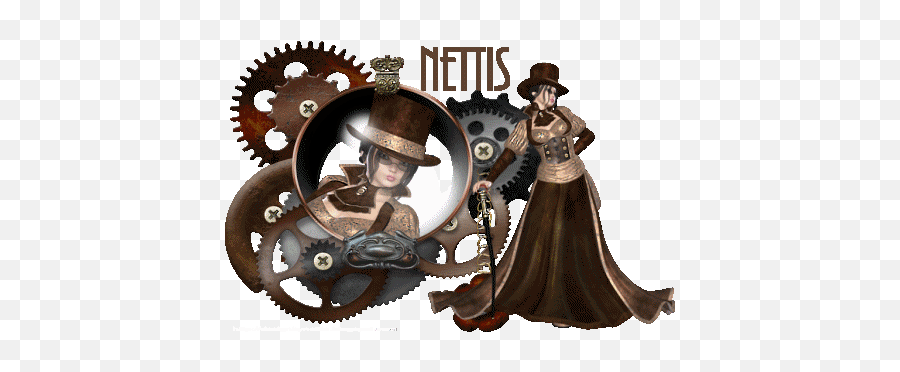 Designbynettis New Freebie - Extras Transparent Steampunk Animated Gif Emoji,Emoticons On Incredimail