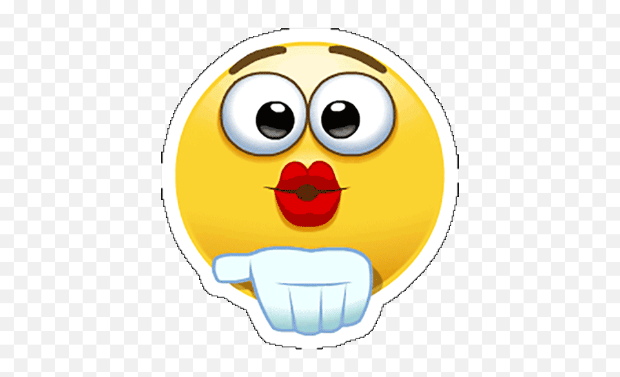 Pin By Kimberly Southerland On - Blow A Kiss Gif Emoji,Character Emoticon