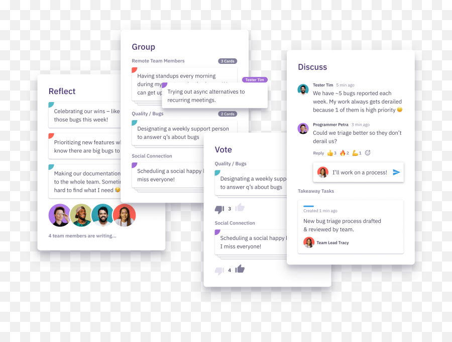 Parabol Free Agile Meeting Tool For Remote Teams - Vertical Emoji,Sonic Mail Additional Emoticons