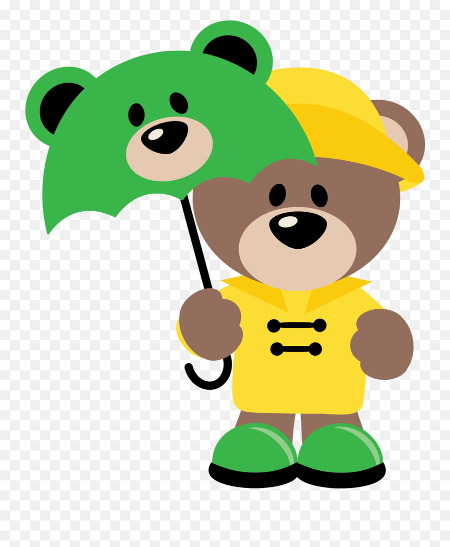 Rainy Day Bear 0 - Clip Art Images Of Rainy Day Png Rainy Day Clipart Emoji,Rain And Cold Emoji