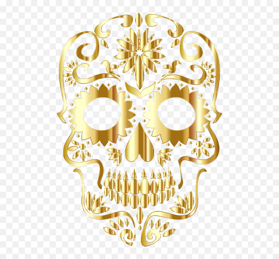 La Calavera Catrina Skull Clip Art - Catrina Skull Png Emoji,Skull And Boy Walking Emoji