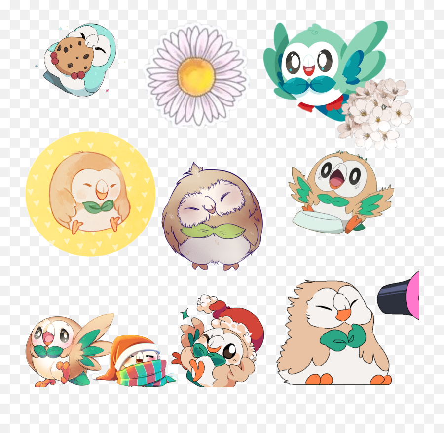 Rowlet U0026 Similar Hashtags Picsart - Happy Emoji,Resistencia Emoticon