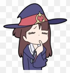 Little Witch Academia Whatsapp Stickers - Catsuka Little Witch Academia Emoji,Little Witch Academia Lotte Emojis