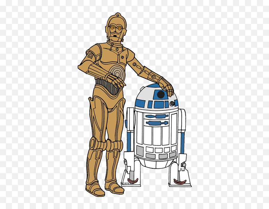 Chewbacca Clipart C3po R2d2 Chewbacca - C3po And R2d2 Drawing Easy Emoji,R2d2 Emoji