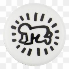 Keith Haring Radiant Baby Black And White Busy Beaver - Keith Haring Baby Emoji,Radiane Emoticon