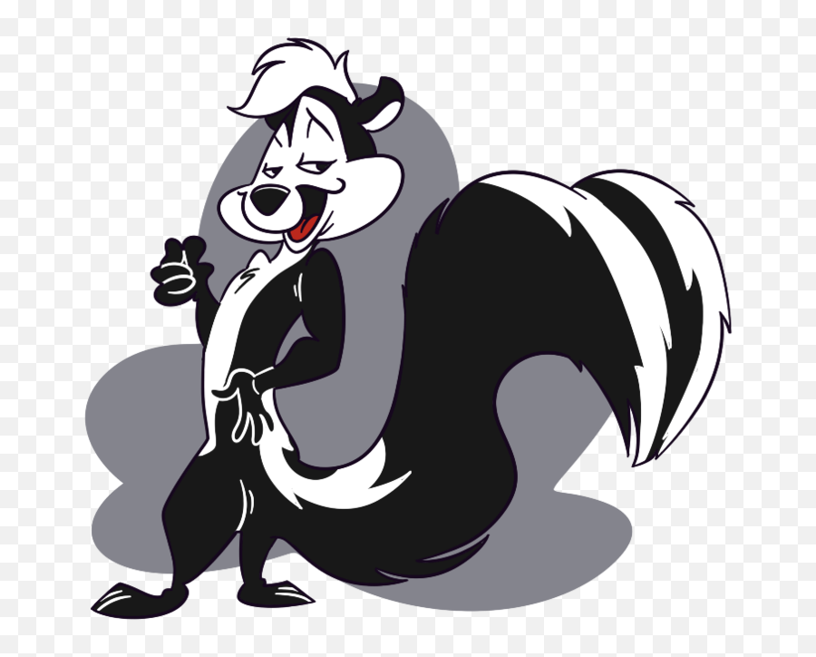 Transparent Pepe Le Pew Png - Pepe Le Pew Png Emoji,Skunk Emoji