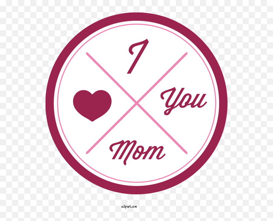 Holidays Circle Design Logo For Mothers - Newlyweds Emoji,Mother's Day Emoji
