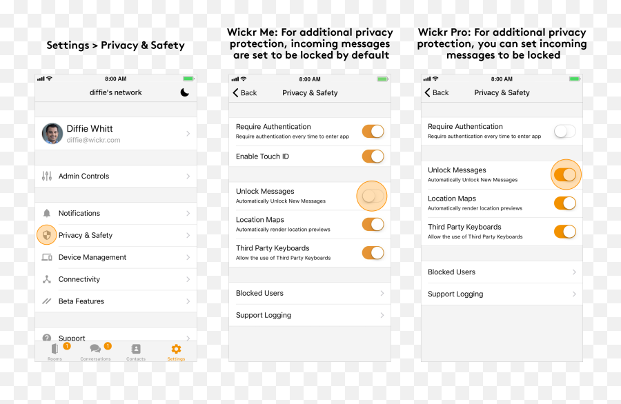 What Does Automatically Unlock Messages Mean U2013 Wickr Inc - Wickr Messages Emoji,Open Lock Emoji