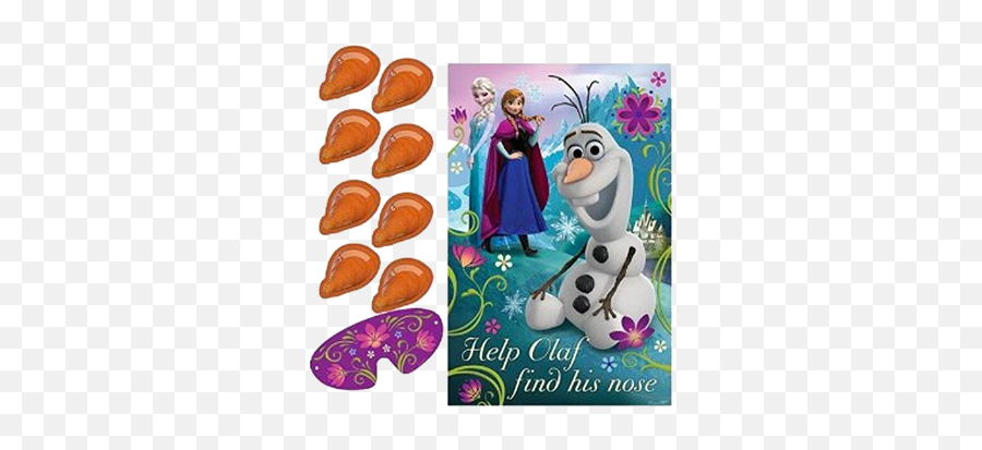 Frozen Party Game - Frozen Olaf Pin Nose Party Game Emoji,Holding Nose Emoji