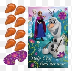 Frozen Party Game - Frozen Olaf Pin Nose Party Game Emoji,Holding Nose Emoji