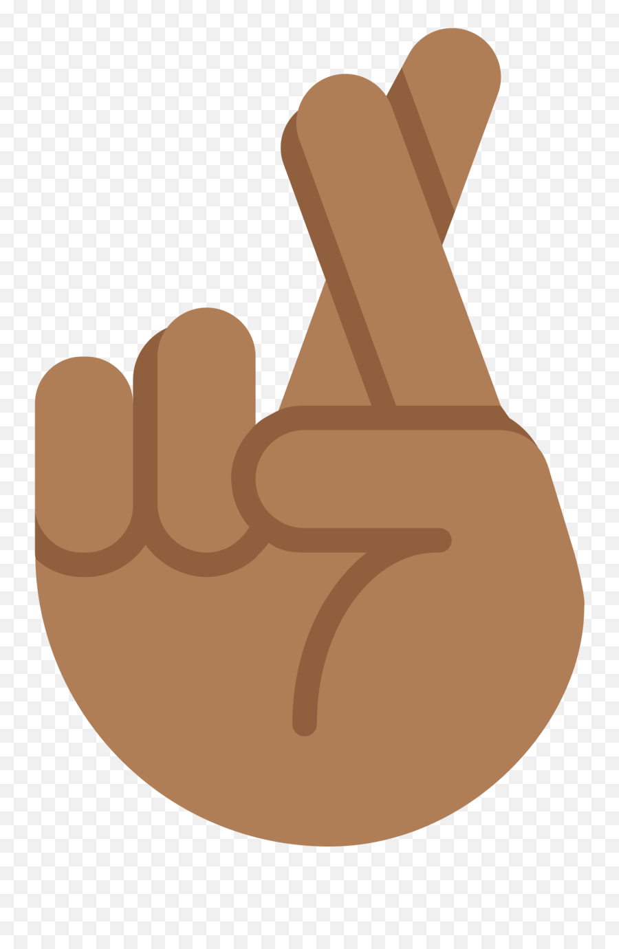 Filetwemoji2 1f91e - 1f3fesvg Wikimedia Commons Emoji,Meaning Of Hand Emojis