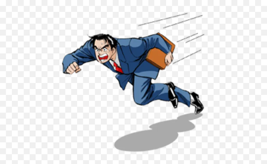 Salaryman Kintaro By Fk - Sticker Maker For Whatsapp Emoji,Runnin Person Emoji