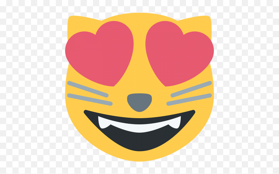 Download Emoji Cat Heart Eyes Png Png Free Png Images Toppng - Emoji Heart Eyes Cat,Emoji 50