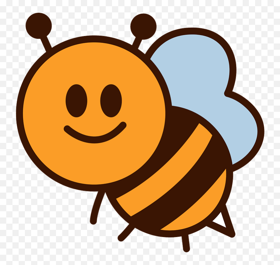 Honey Bee Clipart - Honey Bee Emoji,Honey Emoticon
