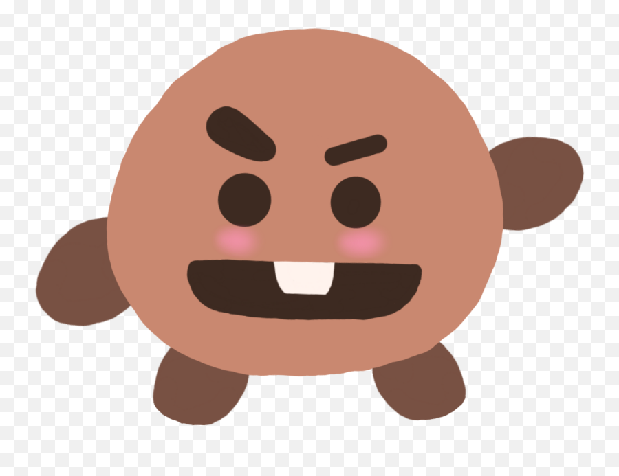 Shooky Bts Bt21 Bt21shooky Suga Yoongi - Happy Emoji,Bts Emoji Characters